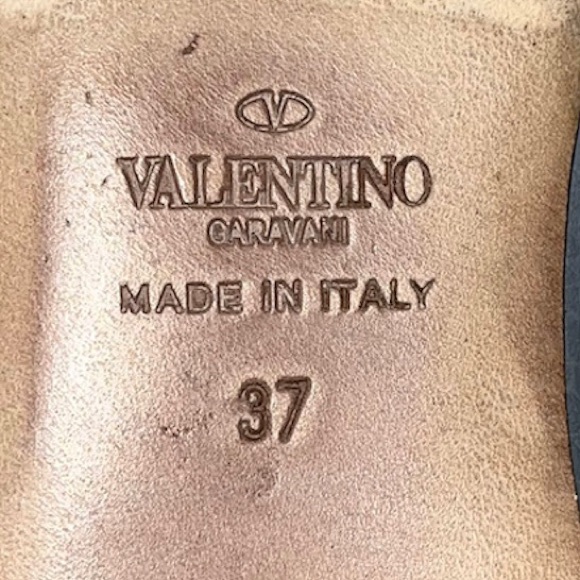 Valentino Garavani Rockstud Ballet Flat size 37 Grey - Picture 9 of 10